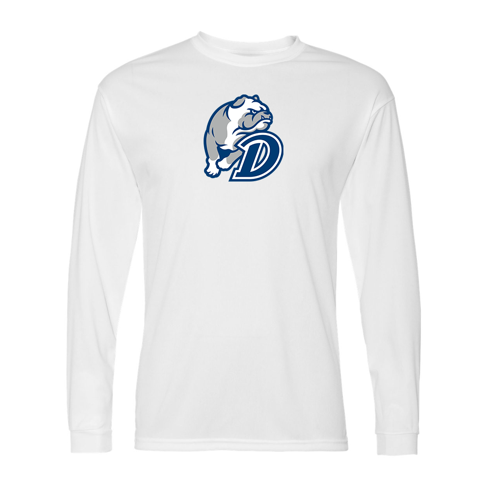 Men's Drake Bulldogs Performance Long Sleeve T-Shirt