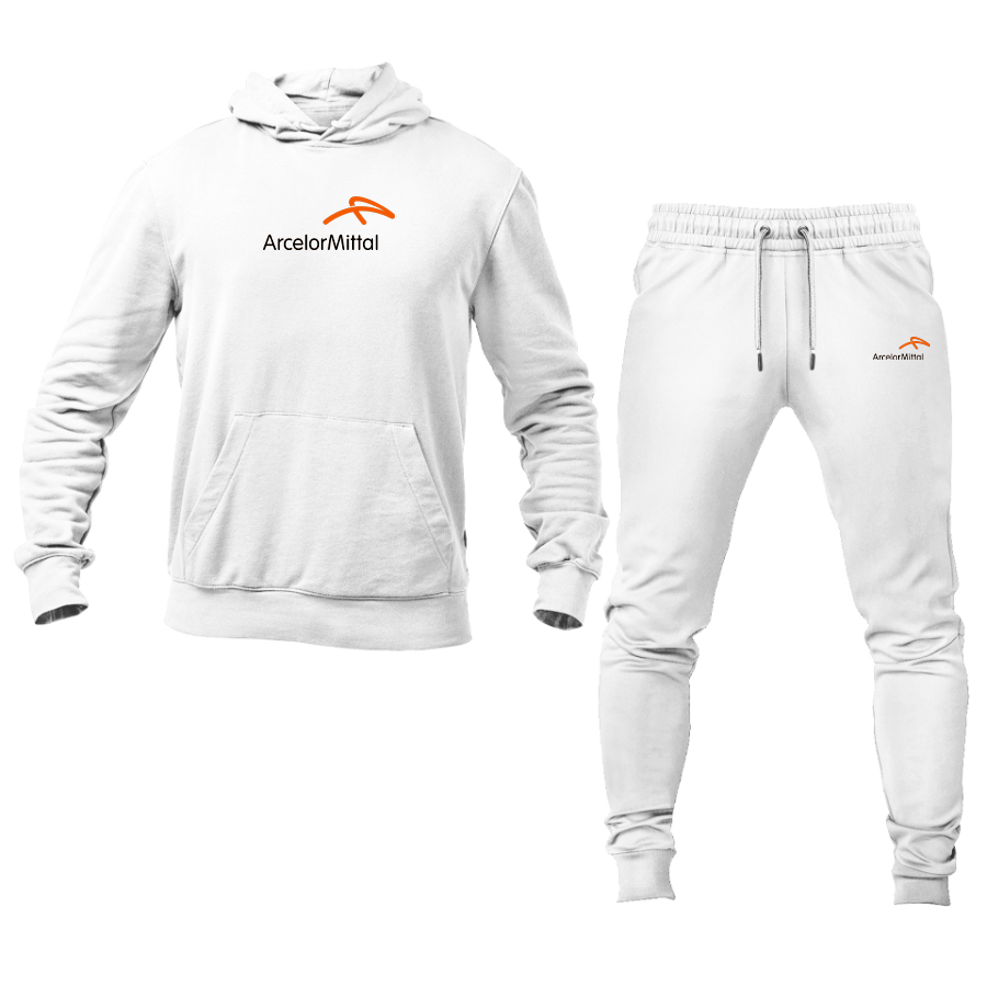 Men's Arcelormittal Logo Hoodie Joggers Set