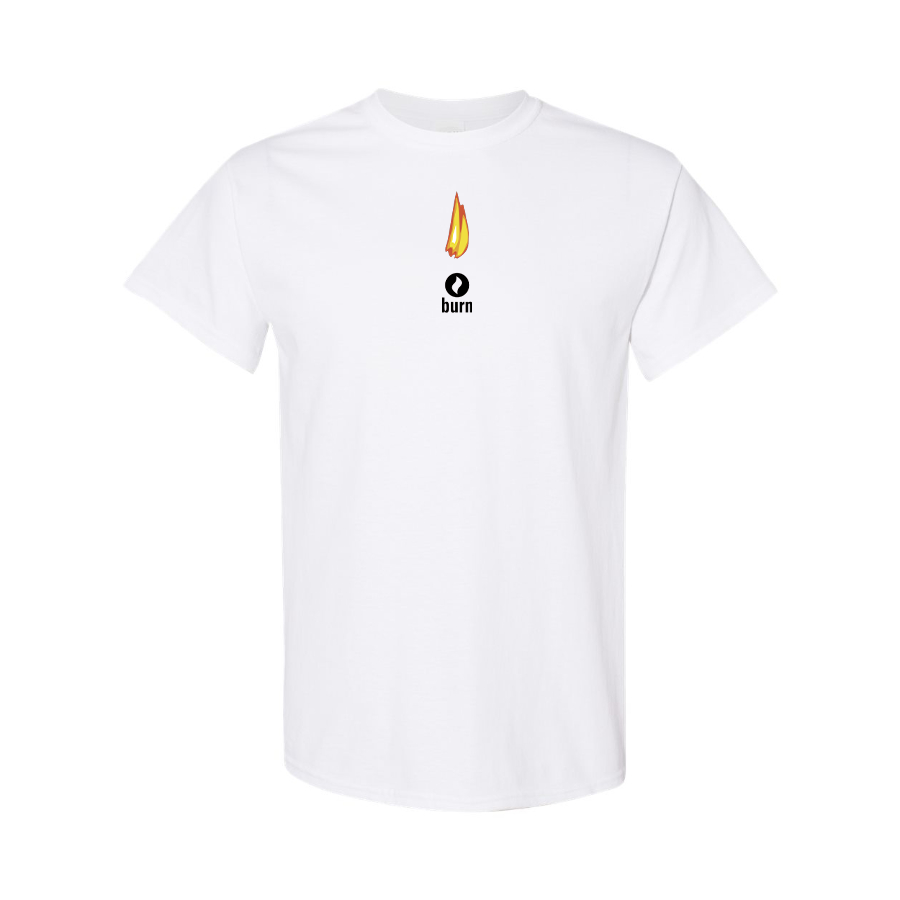 Men's Burn Logo Cotton T-Shirt