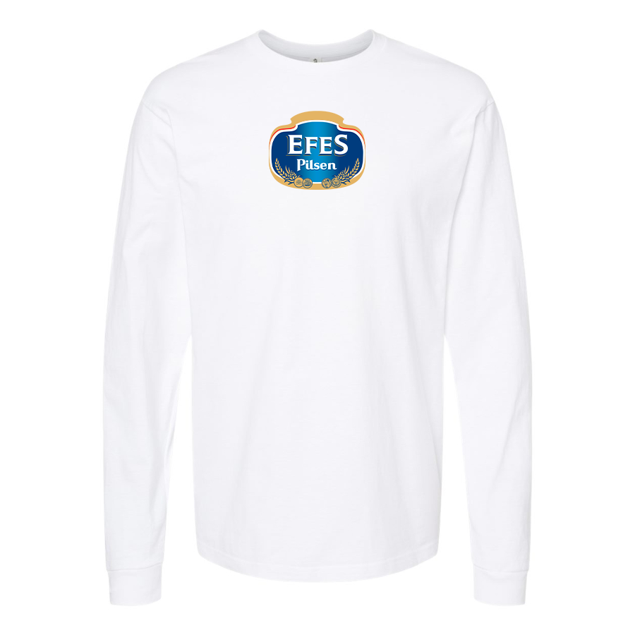 Men's Efes Logo Cotton Long Sleeve T-Shirt