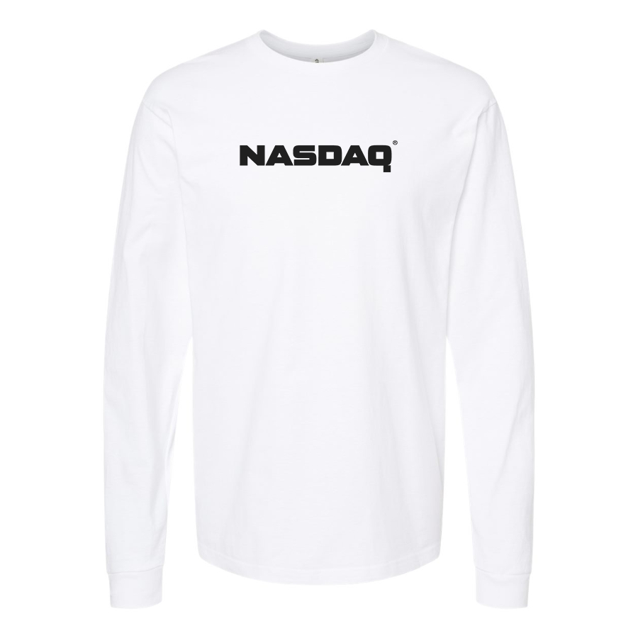 Men's Nasdaq Logo Cotton Long Sleeve T-Shirt