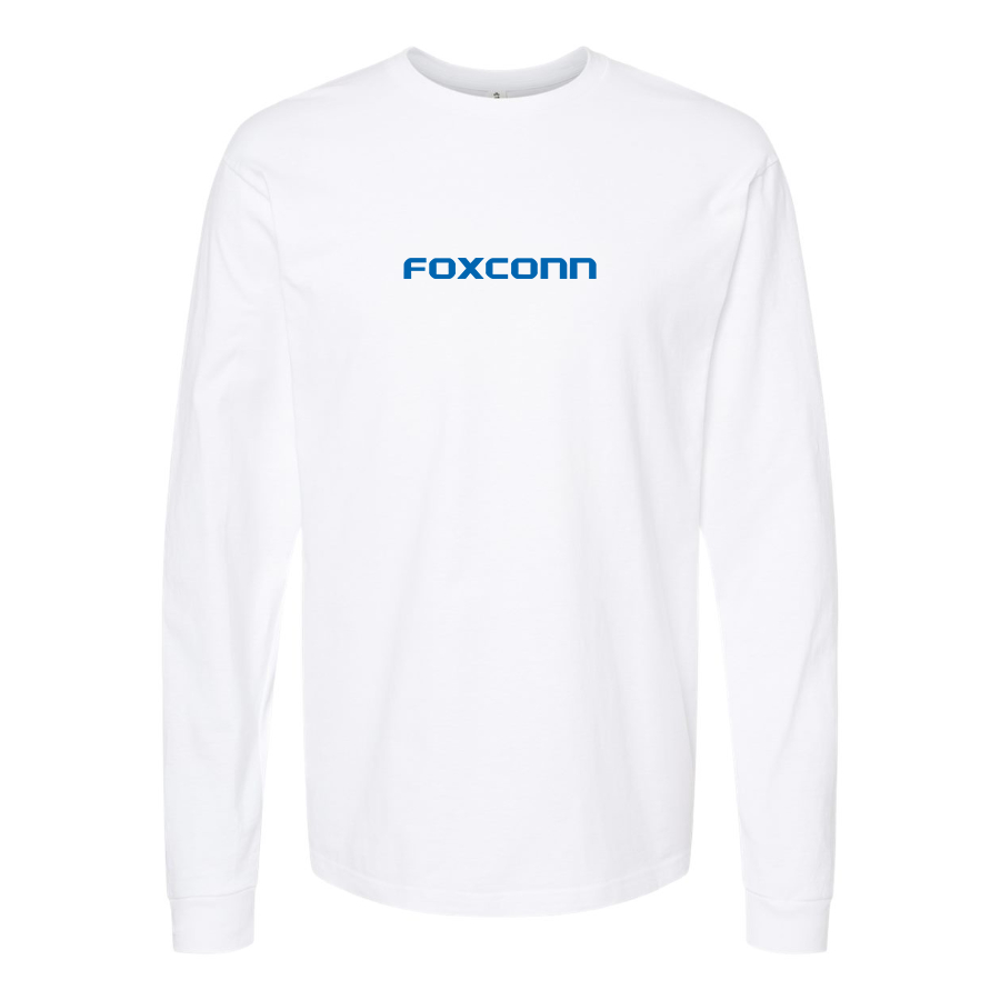 Men's Foxconn Logo Cotton Long Sleeve T-Shirt