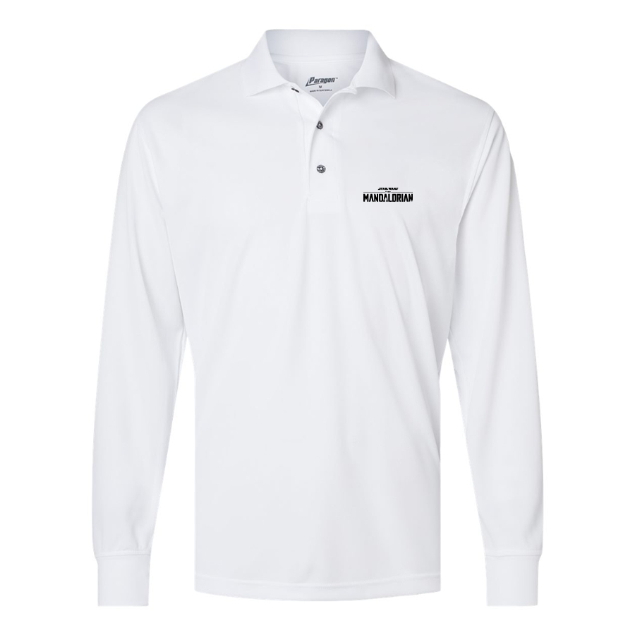 Men's Star Wars The Mandalorian Paragon Prescott Long Sleeve Polo