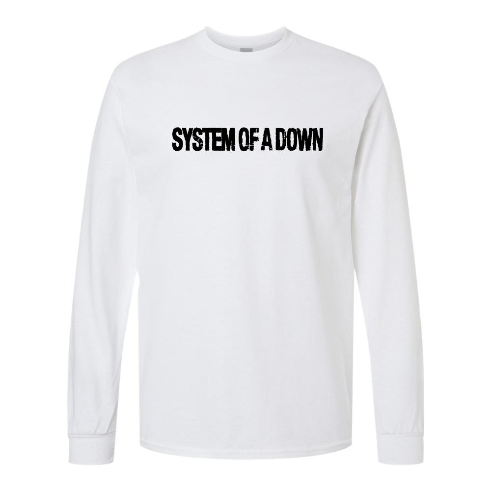 Men's System Of A Down Gildan Heavy Cotton Long Sleeve T-Shirt