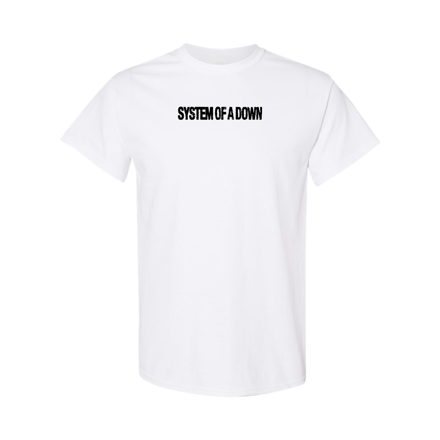 Men's System Of A Down Logo Cotton T-Shirt