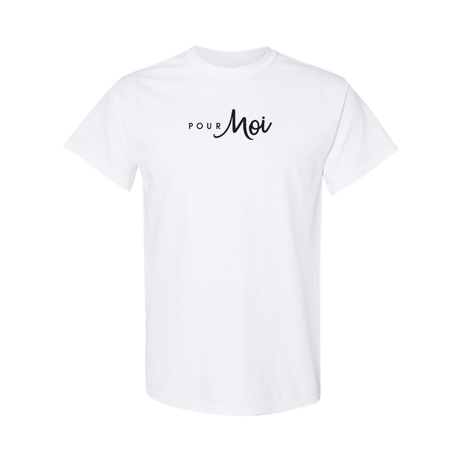 Men's Pour Moi Logo Cotton T-Shirt