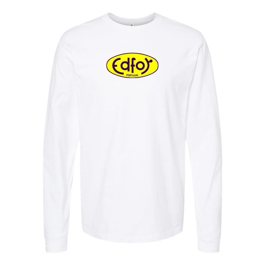 Men's Edfor Grand Sport Logo Cotton Long Sleeve T-Shirt
