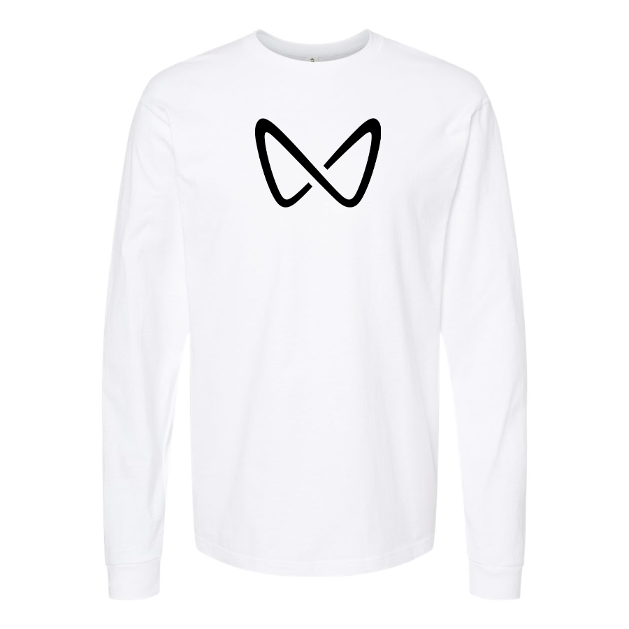 Men's Mahindra Logo Cotton Long Sleeve T-Shirt