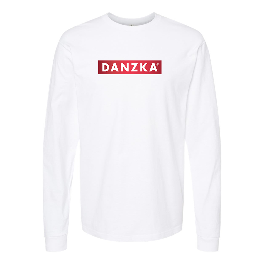 Men's Danzka Logo Cotton Long Sleeve T-Shirt