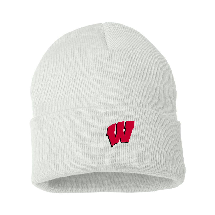 Wisconsin Badgers Logo Beanie Hat
