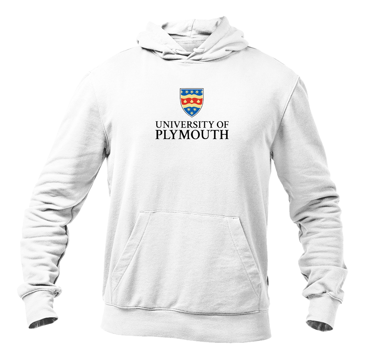 Men's University of Plymouth Logo Pullover Hoodie