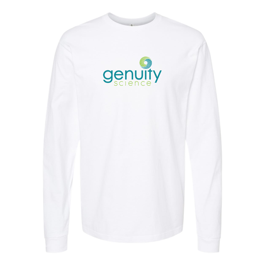 Men's Genuity Science Logo Cotton Long Sleeve T-Shirt