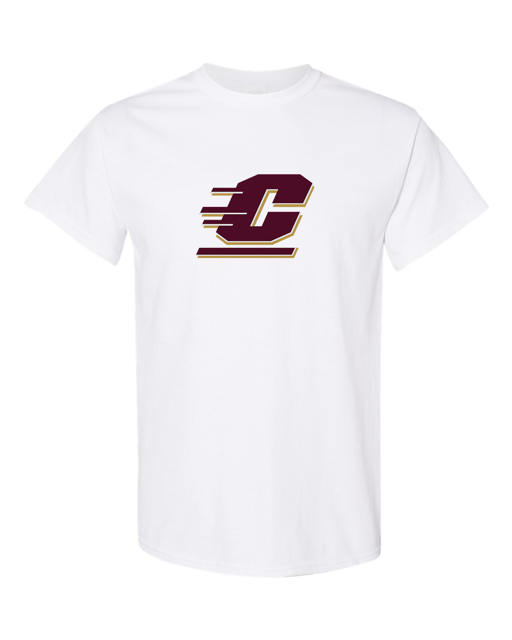Men's Central Michigan Chippewas Gildan Heavy Cotton T-Shirt