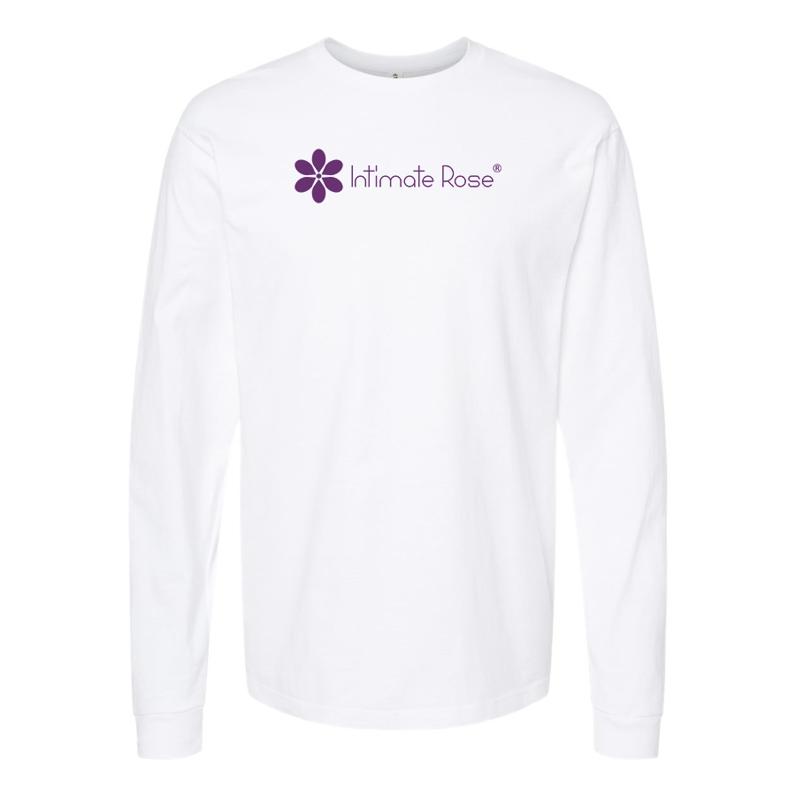 Men's Intimate Rose Logo Cotton Long Sleeve T-Shirt