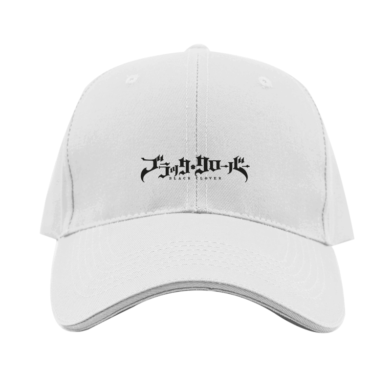 Black Clover Logo Dad Baseball Cap Hat