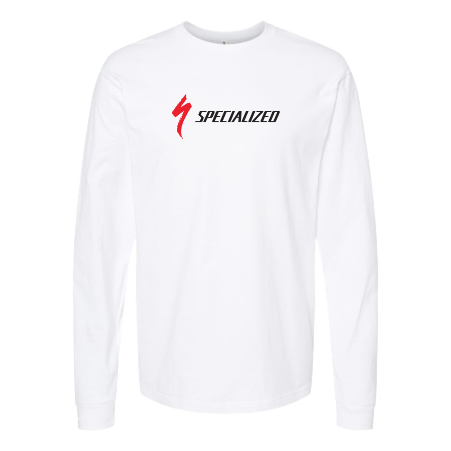 Men's Specialized Logo Cotton Long Sleeve T-Shirt