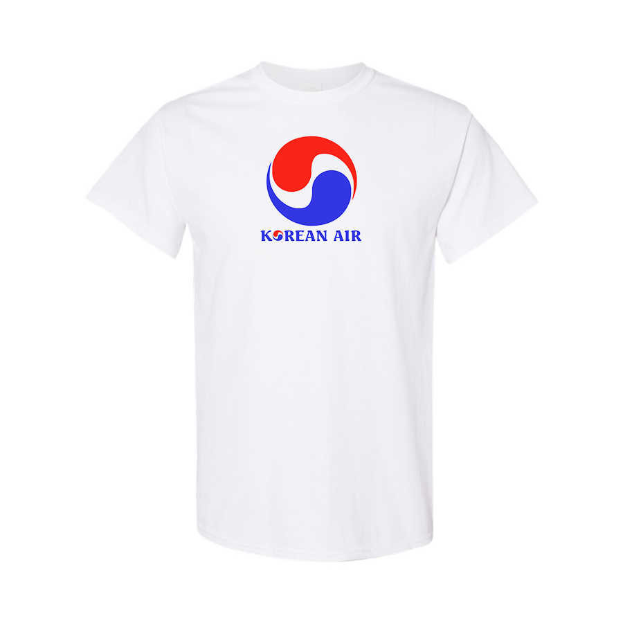 Men's Korean Air Logo Cotton T-Shirt