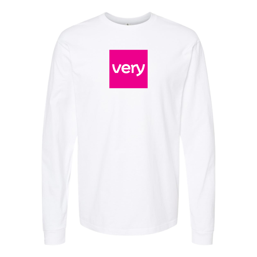 Men's Very Logo Cotton Long Sleeve T-Shirt