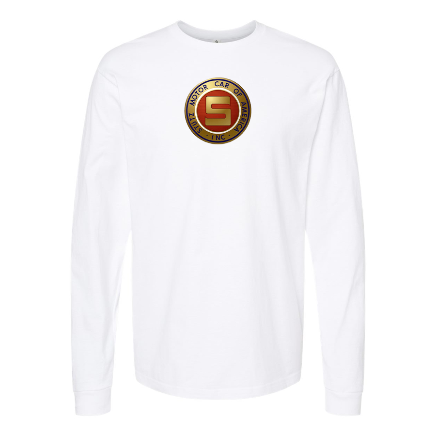 Men's Stutz Motor Company Logo Cotton Long Sleeve T-Shirt