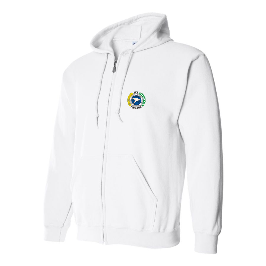 Men's Pos & Giro Logo Zipper Hoodie