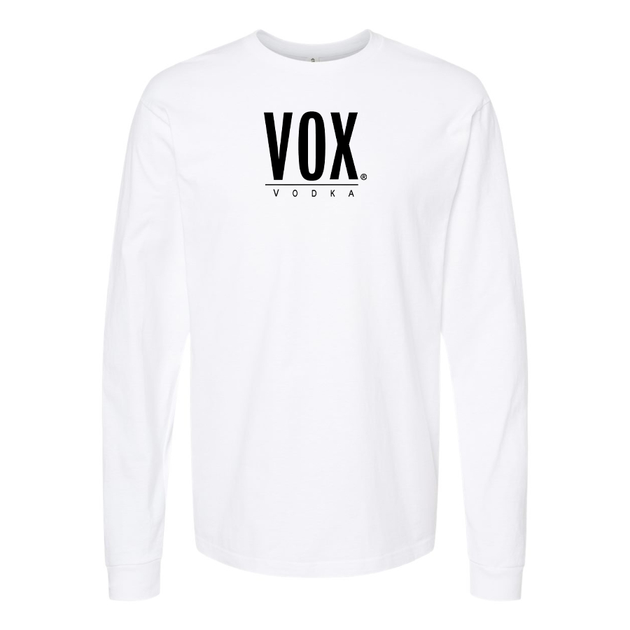 Men's Vox Logo Cotton Long Sleeve T-Shirt
