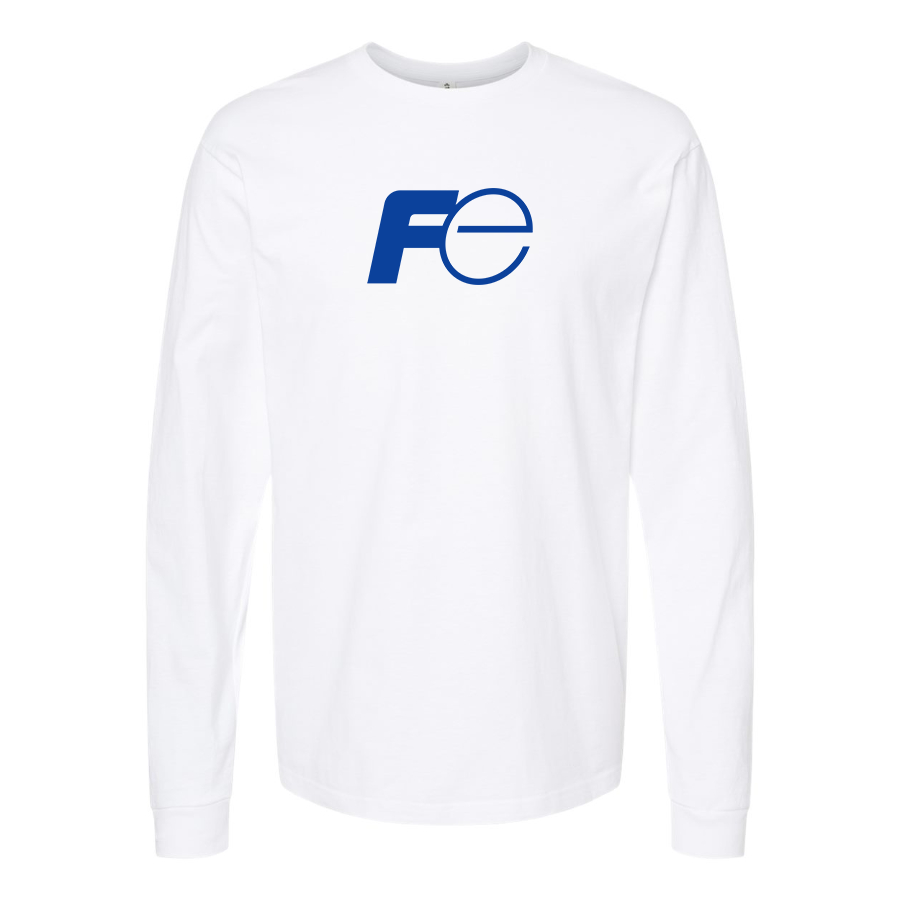 Men's Fuji-Electric Logo Cotton Long Sleeve T-Shirt