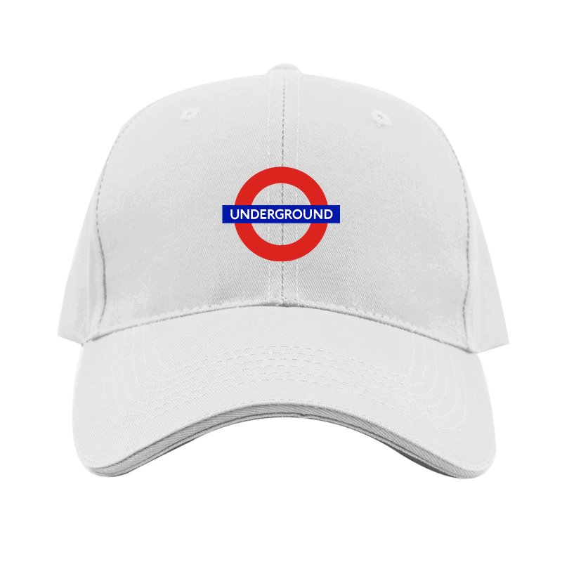 London Tube Logo Dad Baseball Cap Hat