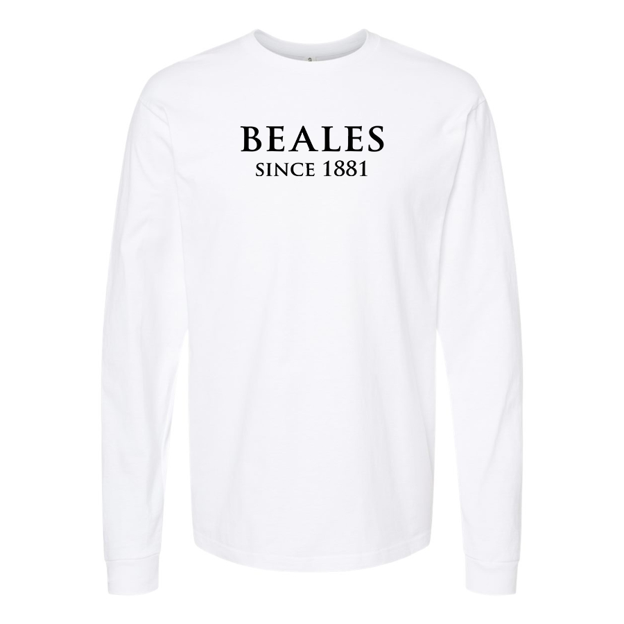 Men's Beales Logo Cotton Long Sleeve T-Shirt