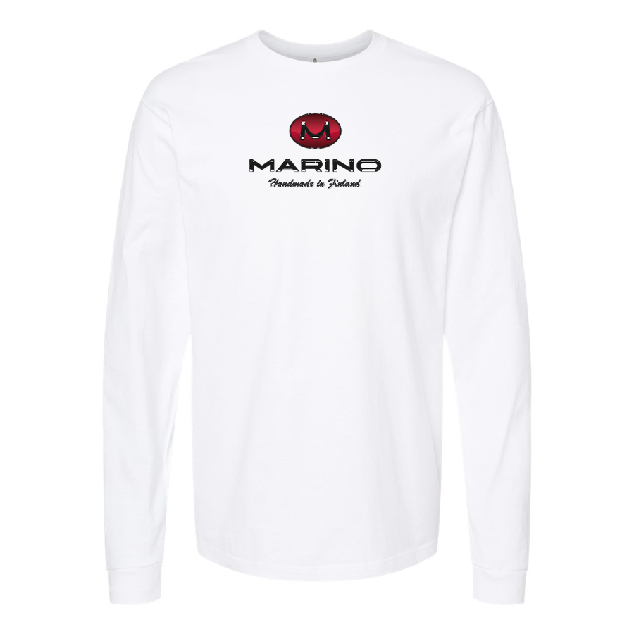 Men's Marino Finland Logo Cotton Long Sleeve T-Shirt