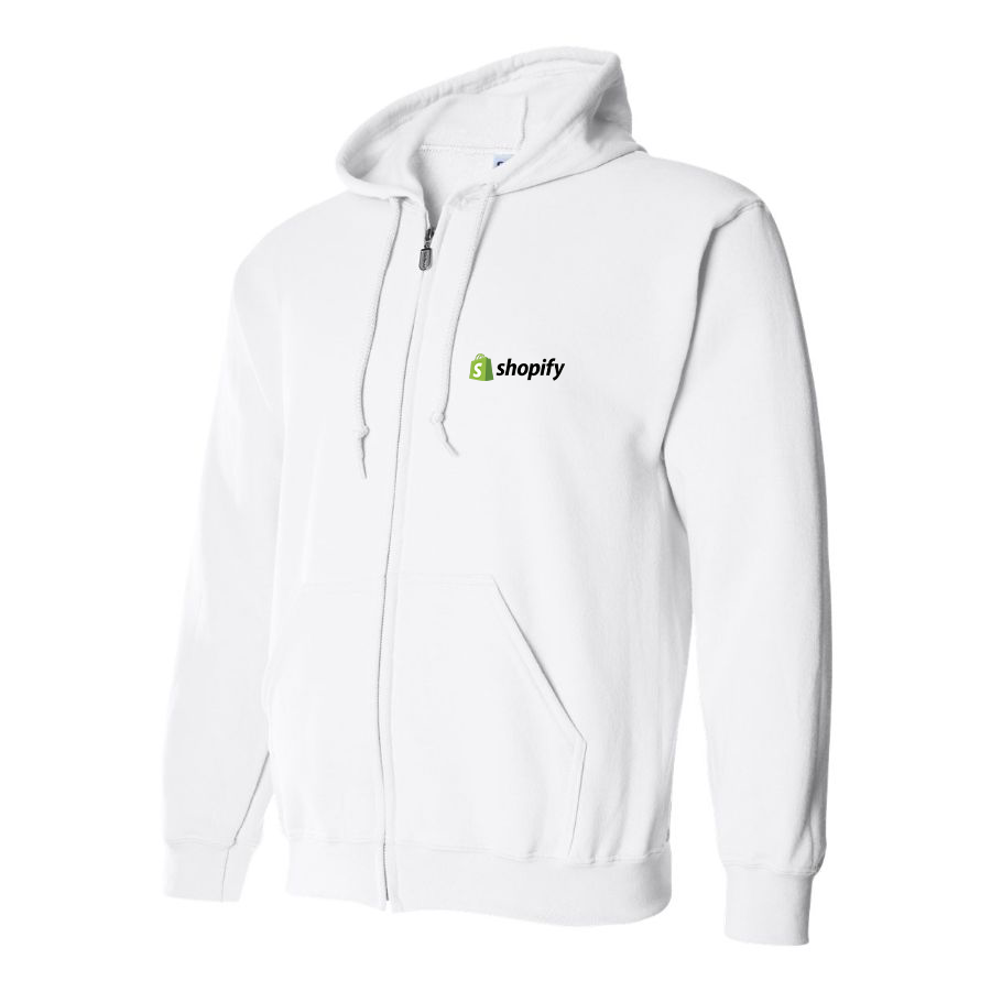 Men's Shopify Logo Zipper Hoodie