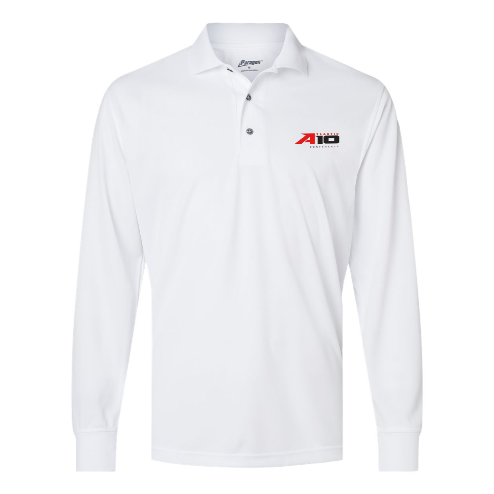 Men's Atlantic 10 Conference Paragon Prescott Long Sleeve Polo
