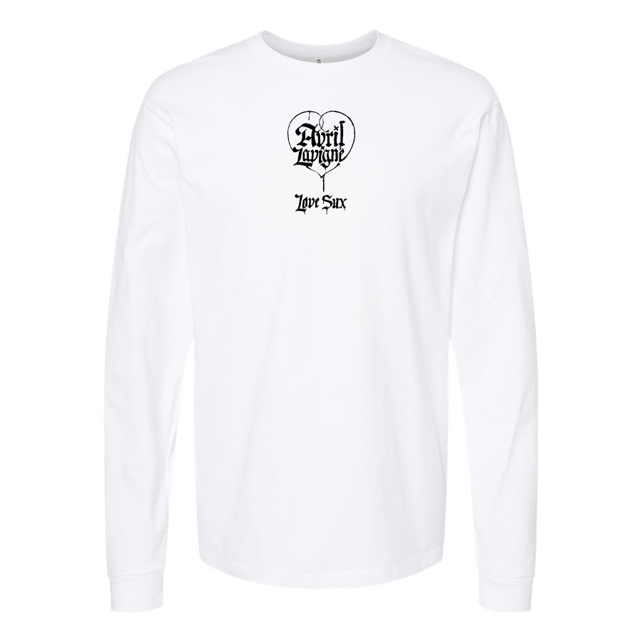 Men's Avril Lavigne Logo Cotton Long Sleeve T-Shirt