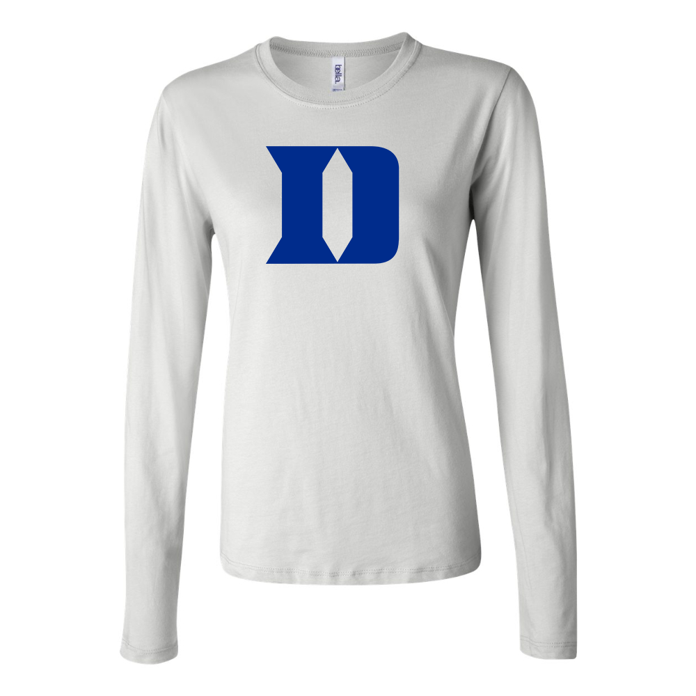 BELLA CANVAS Duke Blue Devils Jersey Long Sleeve Tee
