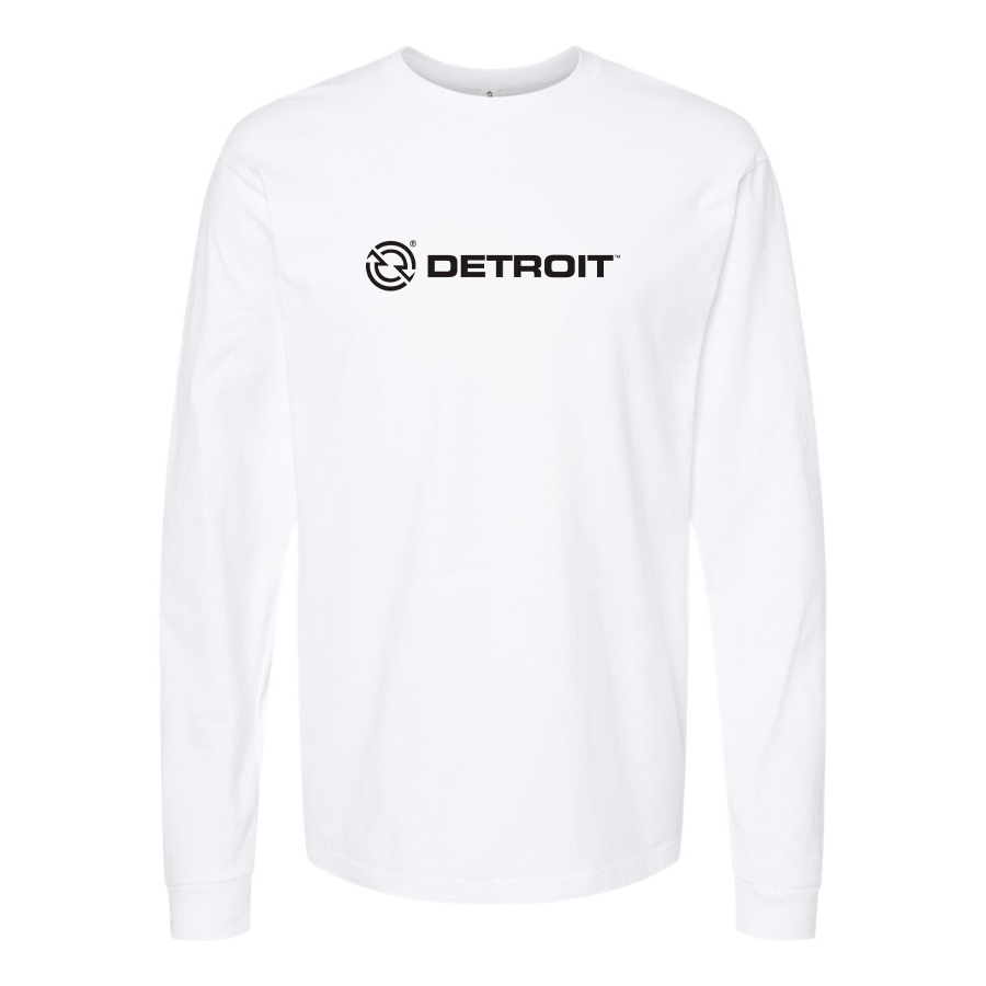 Men's Detroit Diesel Logo Cotton Long Sleeve T-Shirt