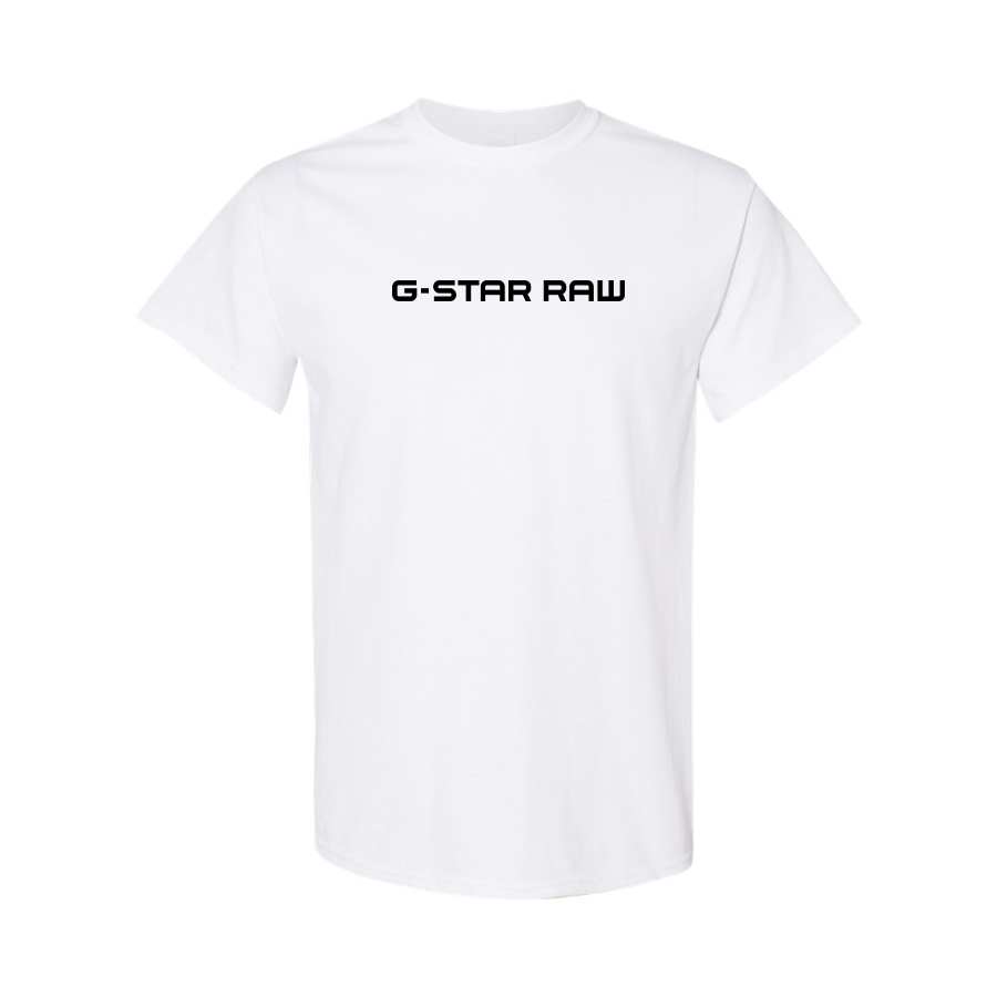Men's G Star Raw Logo Cotton T-Shirt
