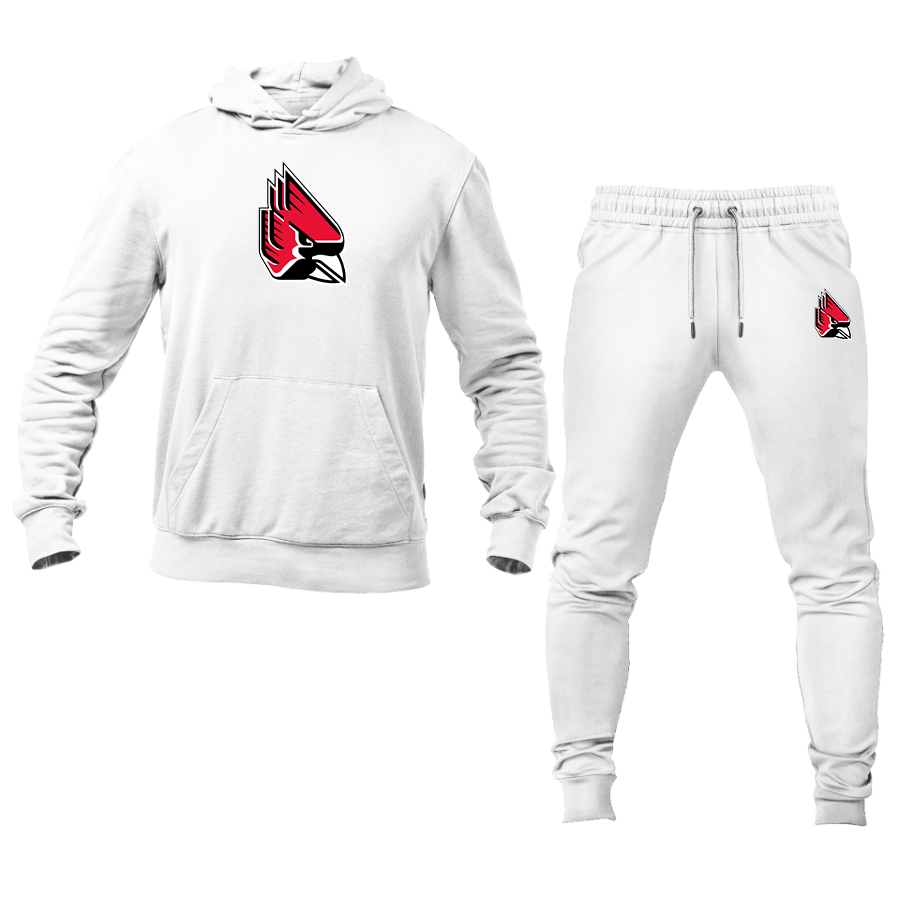 Men's Ball State Cardinals Hoodie Joggers Set