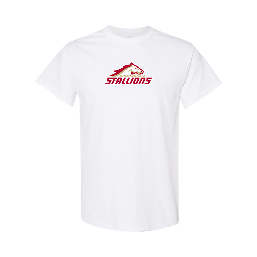Men's Birmingham Stallions Logo Cotton T-Shirt
