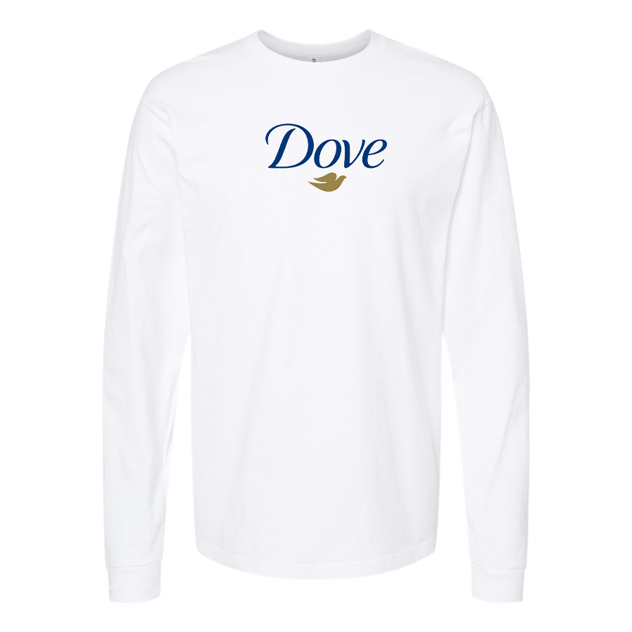 Men's Dove Logo Cotton Long Sleeve T-Shirt
