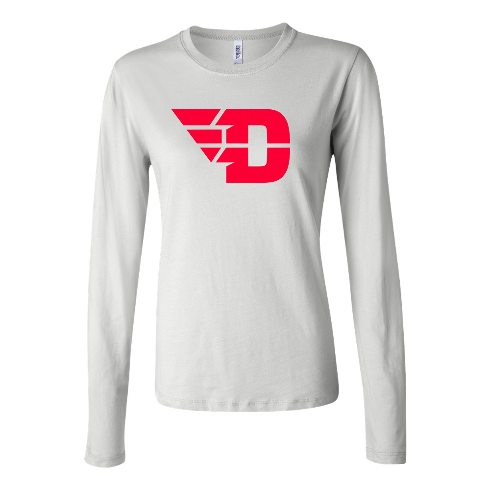 BELLA CANVAS Dayton Flyers Jersey Long Sleeve Tee