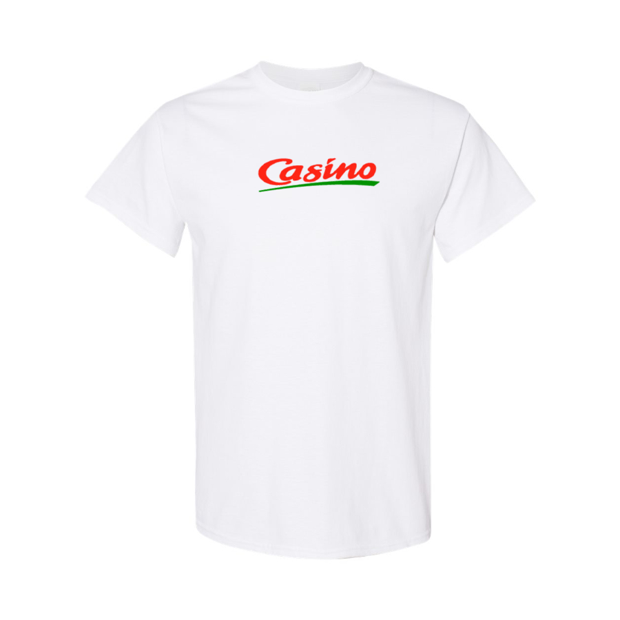 Men's Casino Logo Cotton T-Shirt