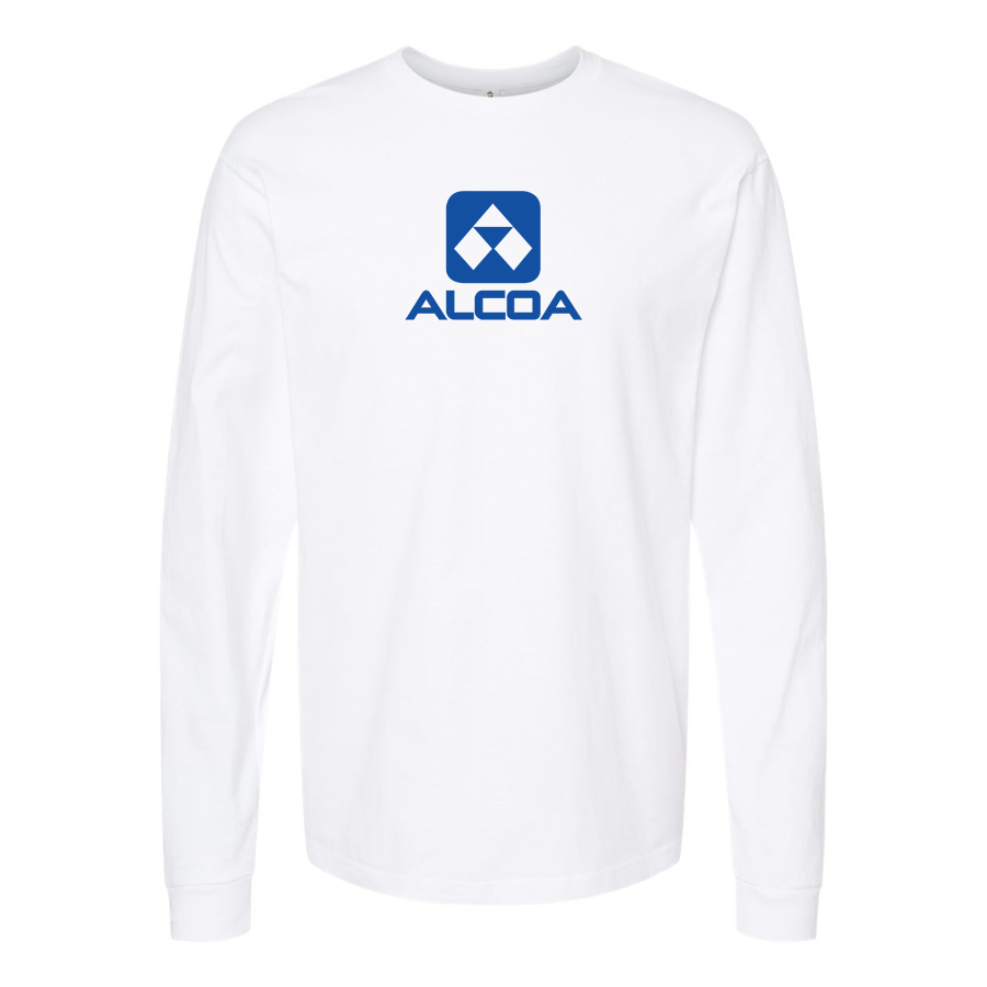 Men's Alcoa Logo Cotton Long Sleeve T-Shirt