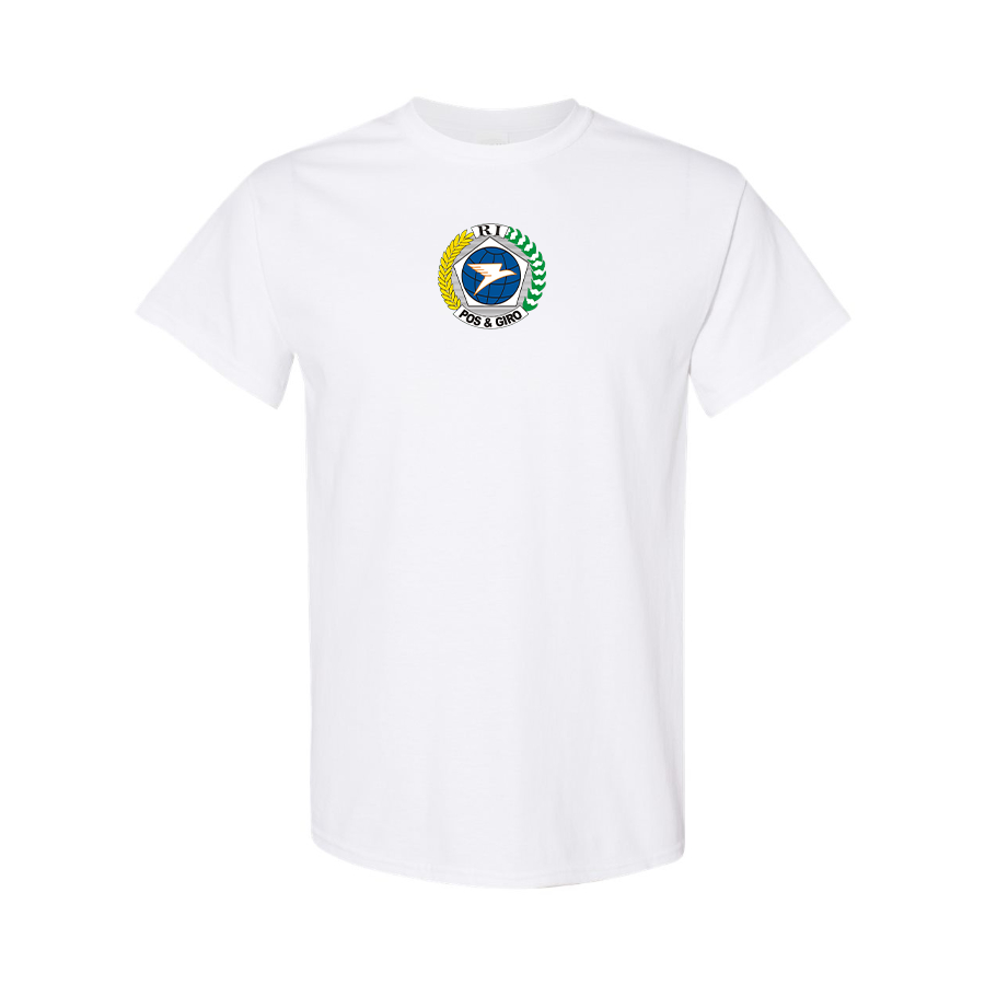 Men's Pos & Giro Logo Cotton T-Shirt