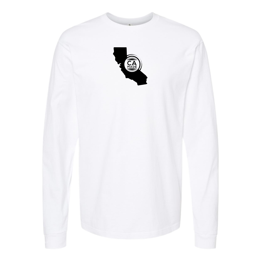 Men's California Made Logo Cotton Long Sleeve T-Shirt