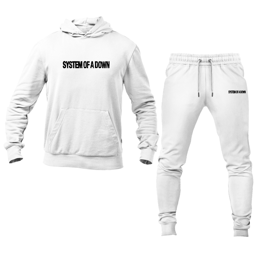 Men's System Of A Down Hoodie Joggers Set