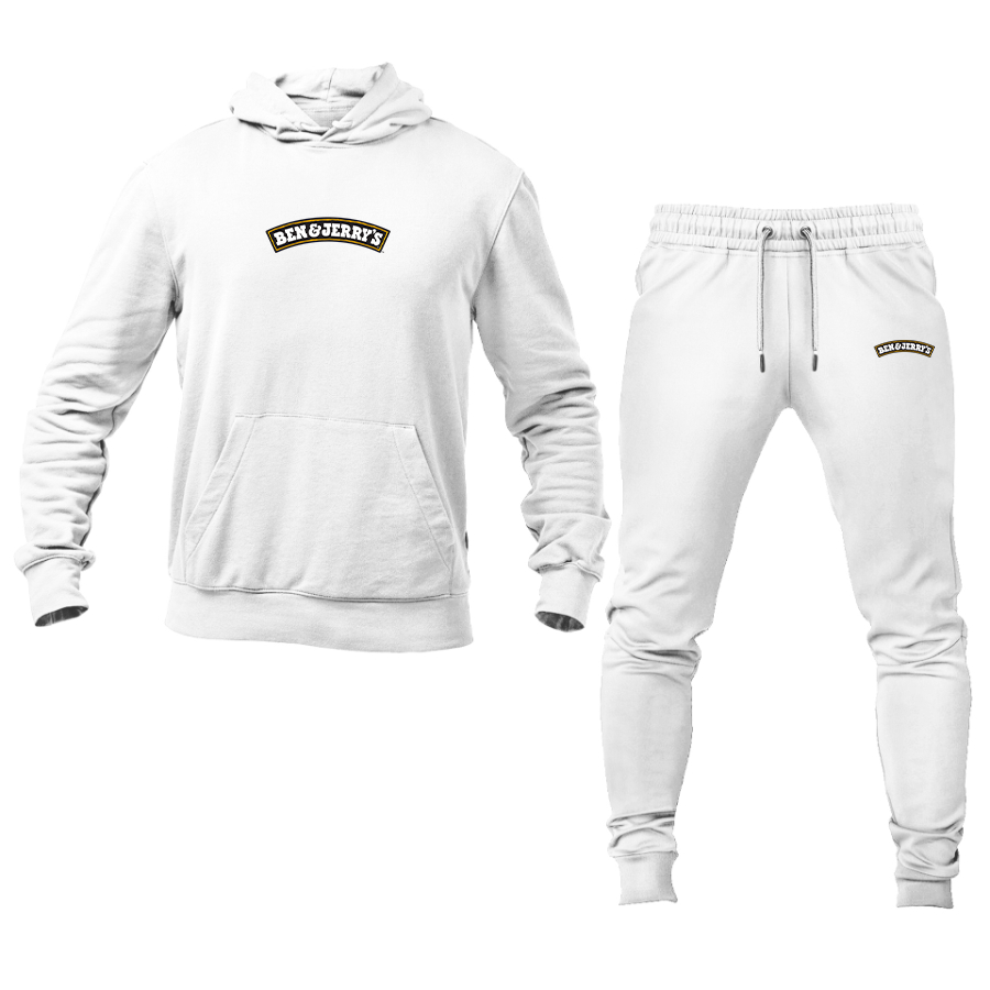 Men's Ben and Jerrys Logo Hoodie Joggers Set