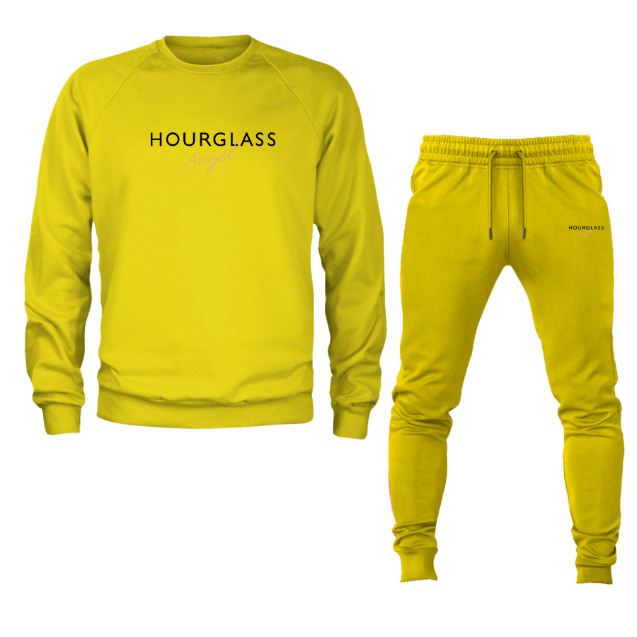 Men's Hourglass Angel Crewneck Sweatshirt Joggers Suit