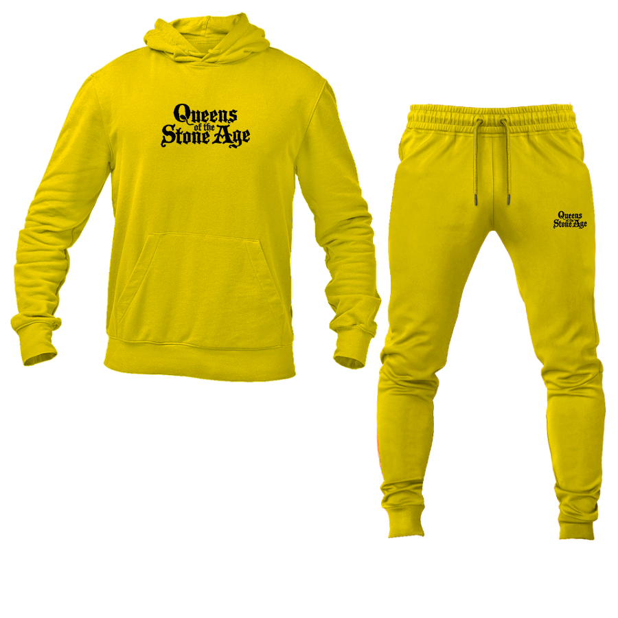 Men's Queens of the Stone Age Hoodie Joggers Set