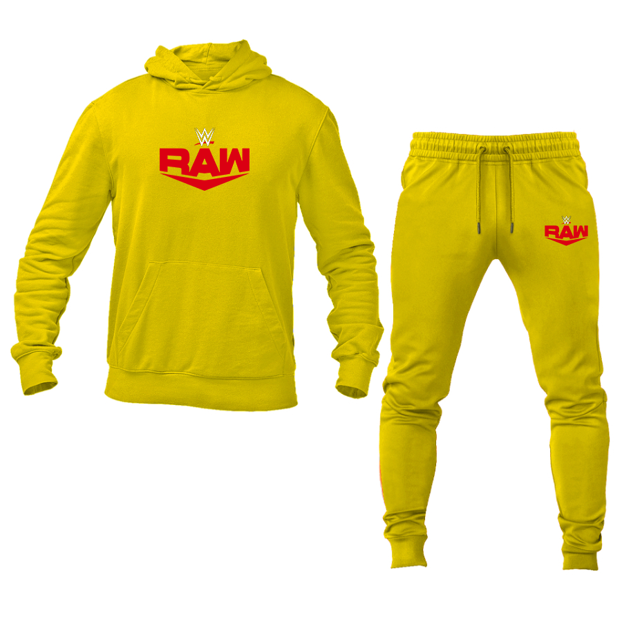 Men's WWE Raw Hoodie Joggers Set