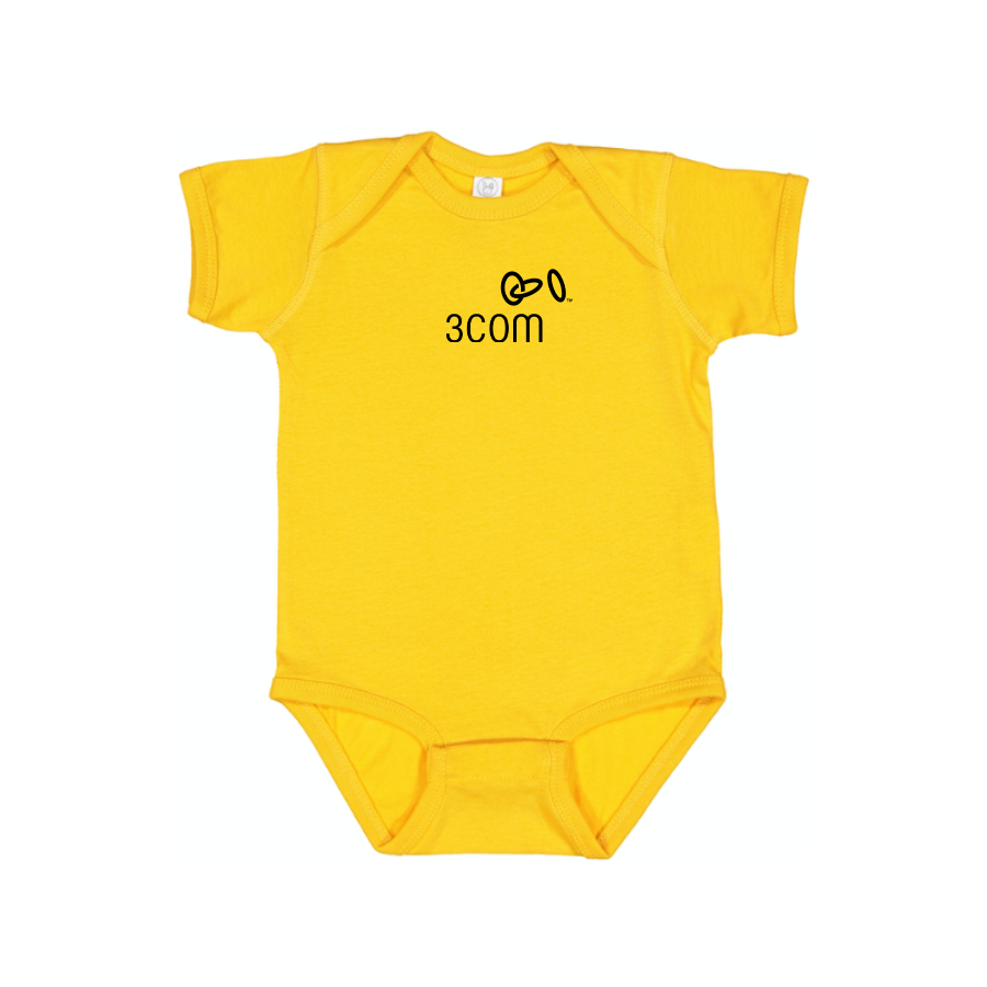 3Com Logo Baby Onesie Romper