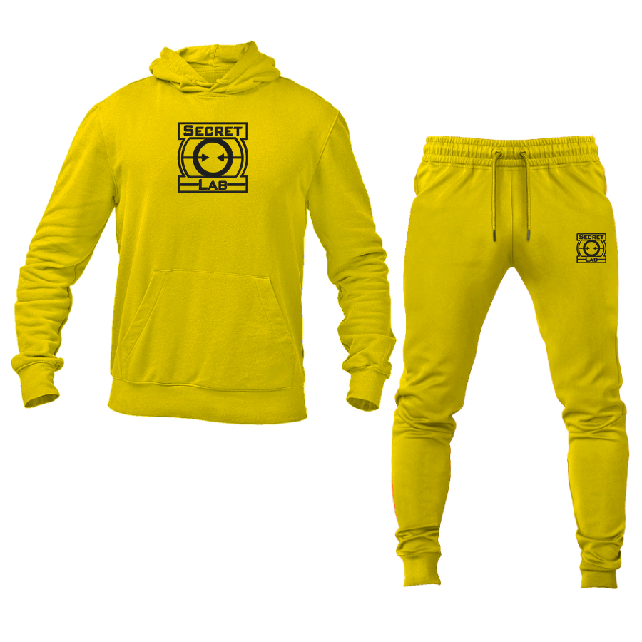 Men's Secret Lab Symbol Logo Hoodie Joggers Set